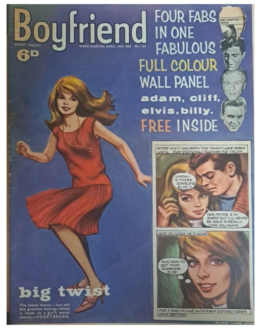 Boyfriend Comic 14th April 1962