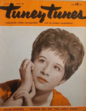 October 1961 there is a poster pic of Helen in the centre of the magazine.